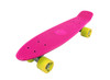 Vinsani® Retro Cruiser Plastic Skateboard 22" X 6" Available In Various Deck Colours with Transparent or Solid Coloured Wheels Includes a Free Carry Bag for the Skateboard