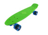 Vinsani® Retro Cruiser Plastic Skateboard 22" X 6" Available In Various Deck Colours with Transparent or Solid Coloured Wheels Includes a Free Carry Bag for the Skateboard