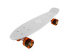 Vinsani® Retro Cruiser Plastic Skateboard 22" X 6" Available In Various Deck Colours with Transparent or Solid Coloured Wheels Includes a Free Carry Bag for the Skateboard