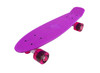 Vinsani® Retro Cruiser Plastic Skateboard 22" X 6" Available In Various Deck Colours with Transparent or Solid Coloured Wheels Includes a Free Carry Bag for the Skateboard