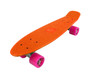 Vinsani® Retro Cruiser Plastic Skateboard 22" X 6" Available In Various Deck Colours with Transparent or Solid Coloured Wheels Includes a Free Carry Bag for the Skateboard