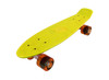 Vinsani® Retro Cruiser Plastic Skateboard 22" X 6" Available In Various Deck Colours with Transparent or Solid Coloured Wheels Includes a Free Carry Bag for the Skateboard