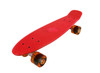 Vinsani® Retro Cruiser Plastic Skateboard 22" X 6" Available In Various Deck Colours with Transparent or Solid Coloured Wheels Includes a Free Carry Bag for the Skateboard