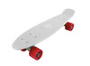 Vinsani® Retro Cruiser Plastic Skateboard 22" X 6" Available In Various Deck Colours with Transparent or Solid Coloured Wheels Includes a Free Carry Bag for the Skateboard