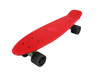 Vinsani® Retro Cruiser Plastic Skateboard 22" X 6" Available In Various Deck Colours with Transparent or Solid Coloured Wheels Includes a Free Carry Bag for the Skateboard