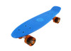 Vinsani® Retro Cruiser Plastic Skateboard 22" X 6" Available In Various Deck Colours with Transparent or Solid Coloured Wheels Includes a Free Carry Bag for the Skateboard