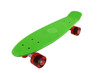 Vinsani® Retro Cruiser Plastic Skateboard 22" X 6" Available In Various Deck Colours with Transparent or Solid Coloured Wheels Includes a Free Carry Bag for the Skateboard