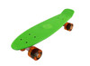 Vinsani® Retro Cruiser Plastic Skateboard 22" X 6" Available In Various Deck Colours with Transparent or Solid Coloured Wheels Includes a Free Carry Bag for the Skateboard