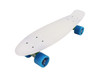 Vinsani® Retro Cruiser Plastic Skateboard 22" X 6" Available In Various Deck Colours with Transparent or Solid Coloured Wheels Includes a Free Carry Bag for the Skateboard