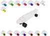 Vinsani® Retro Cruiser Plastic Skateboard 22" X 6" Available In Various Deck Colours with Transparent or Solid Coloured Wheels Includes a Free Carry Bag for the Skateboard