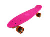 Vinsani® Retro Cruiser Plastic Skateboard 22" X 6" Available In Various Deck Colours with Transparent or Solid Coloured Wheels Includes a Free Carry Bag for the Skateboard