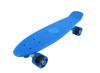 Vinsani® Retro Cruiser Plastic Skateboard 22" X 6" Available In Various Deck Colours with Transparent or Solid Coloured Wheels Includes a Free Carry Bag for the Skateboard