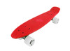 Vinsani® Retro Cruiser Plastic Skateboard 22" X 6" Available In Various Deck Colours with Transparent or Solid Coloured Wheels Includes a Free Carry Bag for the Skateboard