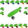 Vinsani® Retro Cruiser Plastic Skateboard 22" X 6" Available In Various Deck Colours with Transparent or Solid Coloured Wheels Includes a Free Carry Bag for the Skateboard