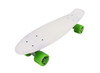 Vinsani® Retro Cruiser Plastic Skateboard 22" X 6" Available In Various Deck Colours with Transparent or Solid Coloured Wheels Includes a Free Carry Bag for the Skateboard