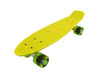 Vinsani® Retro Cruiser Plastic Skateboard 22" X 6" Available In Various Deck Colours with Transparent or Solid Coloured Wheels Includes a Free Carry Bag for the Skateboard