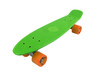 Vinsani® Retro Cruiser Plastic Skateboard 22" X 6" Available In Various Deck Colours with Transparent or Solid Coloured Wheels Includes a Free Carry Bag for the Skateboard