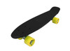 Vinsani® Retro Cruiser Plastic Skateboard 22" X 6" Available In Various Deck Colours with Transparent or Solid Coloured Wheels Includes a Free Carry Bag for the Skateboard