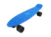 Vinsani® Retro Cruiser Plastic Skateboard 22" X 6" Available In Various Deck Colours with Transparent or Solid Coloured Wheels Includes a Free Carry Bag for the Skateboard