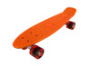 Vinsani® Retro Cruiser Plastic Skateboard 22" X 6" Available In Various Deck Colours with Transparent or Solid Coloured Wheels Includes a Free Carry Bag for the Skateboard