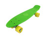 Vinsani® Retro Cruiser Plastic Skateboard 22" X 6" Available In Various Deck Colours with Transparent or Solid Coloured Wheels Includes a Free Carry Bag for the Skateboard