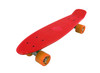 Vinsani® Retro Cruiser Plastic Skateboard 22" X 6" Available In Various Deck Colours with Transparent or Solid Coloured Wheels Includes a Free Carry Bag for the Skateboard