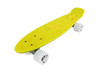 Vinsani® Retro Cruiser Plastic Skateboard 22" X 6" Available In Various Deck Colours with Transparent or Solid Coloured Wheels Includes a Free Carry Bag for the Skateboard