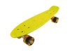 Vinsani® Retro Cruiser Plastic Skateboard 22" X 6" Available In Various Deck Colours with Transparent or Solid Coloured Wheels Includes a Free Carry Bag for the Skateboard