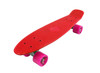 Vinsani® Retro Cruiser Plastic Skateboard 22" X 6" Available In Various Deck Colours with Transparent or Solid Coloured Wheels Includes a Free Carry Bag for the Skateboard