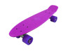 Vinsani® Retro Cruiser Plastic Skateboard 22" X 6" Available In Various Deck Colours with Transparent or Solid Coloured Wheels Includes a Free Carry Bag for the Skateboard