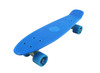 Vinsani® Retro Cruiser Plastic Skateboard 22" X 6" Available In Various Deck Colours with Transparent or Solid Coloured Wheels Includes a Free Carry Bag for the Skateboard