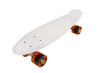 Vinsani® Retro Cruiser Plastic Skateboard 22" X 6" Available In Various Deck Colours with Transparent or Solid Coloured Wheels Includes a Free Carry Bag for the Skateboard