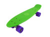 Vinsani® Retro Cruiser Plastic Skateboard 22" X 6" Available In Various Deck Colours with Transparent or Solid Coloured Wheels Includes a Free Carry Bag for the Skateboard