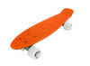 Vinsani® Retro Cruiser Plastic Skateboard 22" X 6" Available In Various Deck Colours with Transparent or Solid Coloured Wheels Includes a Free Carry Bag for the Skateboard