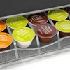 Vinsani 36 Capsules Coffee Pod Storage with Sliding Drawer- Non Slip Surface Stackable Holder Organiser Box for Dolce Gusto Coffee Pods