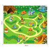 SOKA Dinosaur Jurassic Toy Figure Set with Activity Play Mat & Trees for kids