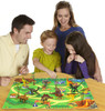 SOKA Dinosaur Jurassic Toy Figure Set with Activity Play Mat & Trees for kids