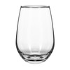 Vinsani Set of 6 Traditional Crescent Highball Glass Tumblers - 510ml (17.2oz) Highball Glasses