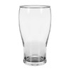 Vinsani Set of 6 Traditional Tulip Beer Glass Tumblers - 570ml (19.2oz) Clear Craft Beer Glasses Bar Pilsner Classic Pub Drinking Glasses for Parties Home Restaurants Pub and Bar