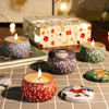 Vinsani 4pcs Portable Tin Christmas Scented Candles Women Gift Soy Wax Jar Scented Candle Set Gift Box Set Home Decoration