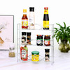 Vinsani Spice Rack 3 Tiers - Kitchen Shelf Organiser for Jars Bottles Space Saving Storage - Free Standing