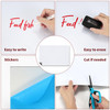 Vinsani Magnetic Whiteboard  60 x 90 cm Size - Make Notes, Lists, Memos, Menus. for Home, School, Office and Kitchen Use with 4 Free Magnetic Dry Wipe Pens and Magnetic Eraser