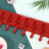 Vinsani Ice Lolly Moulds Silicone 8 Cavity Ice Cream Lolly Mould, Ice Lolly Makers with 50 Sticks, Food Grade BPA Free Ice Cream Mould for frozen Dessert Chocolate Cake Popsicle Tray Home Kitchen Tools DIY Layer Ice Cream Lolly Tray