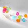 Vinsani Water Filled Ice Cubes Reusable Fast Freeze Frozen Cold Drink Freezer Chilled for Drinks - Ideal for BBQ Parties, Summer Picnics or General Use - Multicoloured - 18 Pack