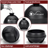 Vinsani 2 pack Ice Cube Ball Moulds Reusable Sphere Shaped Ice Ball Maker Makes 2.5 Inch Large Ice Balls for Whiskey & Cocktails