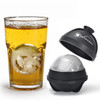 Vinsani 2 pack Ice Cube Ball Moulds Reusable Sphere Shaped Ice Ball Maker Makes 2.5 Inch Large Ice Balls for Whiskey & Cocktails