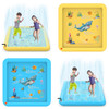 SOKA Large Square Sprinkle and Splash Water Play Mat Sprinkler Splash Pad Summer Spray Inflatable Water Toy for Kids and Outdoor Garden Family Activities