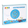 SOKA Large Round Sprinkle and Splash Water Play Mat Sprinkler Splash Pad Summer Spray Inflatable Water Toy for Kids and Outdoor Garden Family Activities