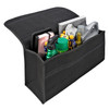Vinsani Dark Grey / Black Anti Slip Car Trunk Boot Storage Organiser Case Tool Bag - Suitable for All Vehicles