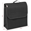 Vinsani Dark Grey / Black Anti Slip Car Trunk Boot Storage Organiser Case Tool Bag - Suitable for All Vehicles